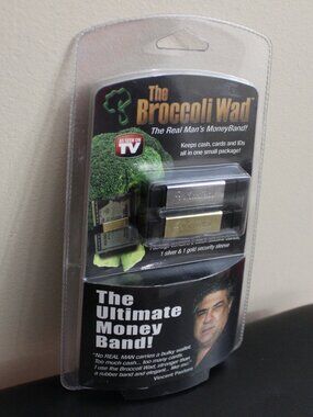 3/$188❤️The Broccoli Wad Ultimate Money Band Clip Gold Silver 2-Pack Sopranos